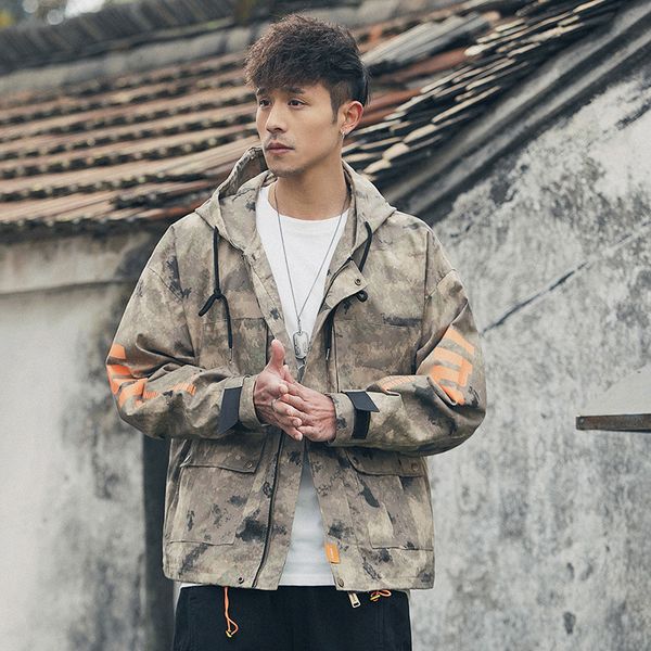 ewq 2019 new arrival spring autumn man camouflage print hooded jacket casual male long sleeve oversize loose pocket coat hd538, Black;brown
ewq 2019 new arrival spring autumn man camouflage print hooded jacket casual male long sleeve oversize loose pocket coat hd538, Black;brown