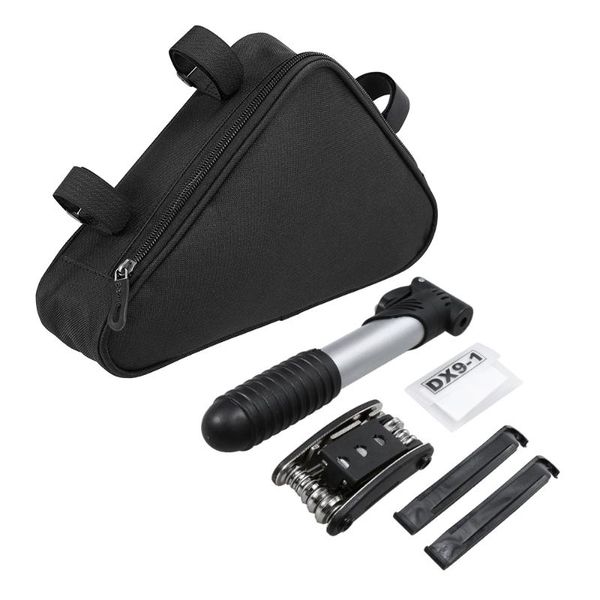 bike bag bicycle repair tools mini pump 16-in-1 multi tool screwdriver tool wrench cycling repair set with bike bag
bike bag bicycle repair tools mini pump 16-in-1 multi tool screwdriver tool wrench cycling repair set with bike bag