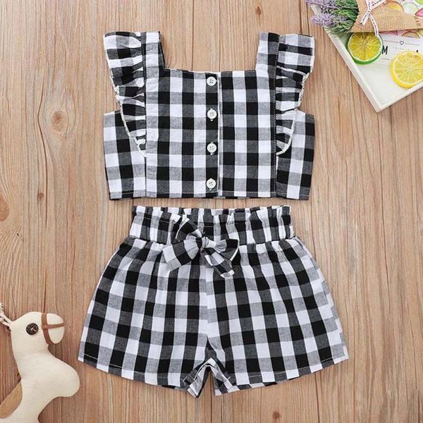 nashakaite 2020 casual baby girl clothes set black white plaid +bow-knot shorts summer toddler girl clothes
nashakaite 2020 casual baby girl clothes set black white plaid +bow-knot shorts summer toddler girl clothes