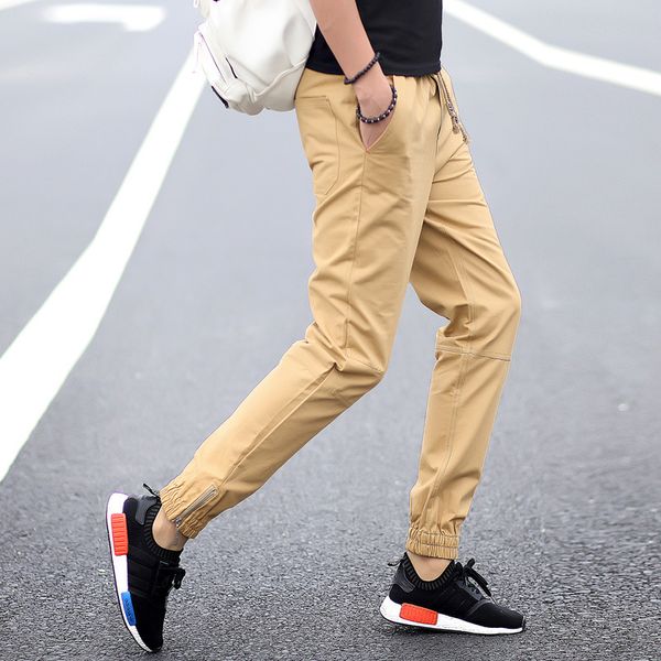 mens designer autumn cotton tethered small feet ankle-length pants youth simple sports pants men, Black
mens designer autumn cotton tethered small feet ankle-length pants youth simple sports pants men, Black