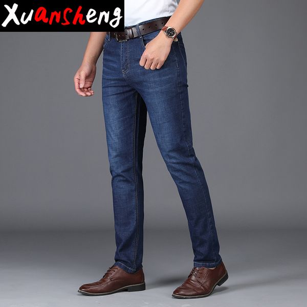 xuanshen thin men's jeans 2019 classic new youth british style summer slim straight stretch casual blue streetwear fashion jeans
xuanshen thin men's jeans 2019 classic new youth british style summer slim straight stretch casual blue streetwear fashion jeans