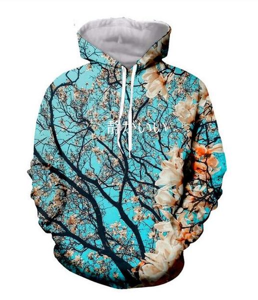 wholesale-new fashion cool sweatshirt hoodies 3d print mens womens casual cherry blossoms style streetwear clothes k0271, Black
wholesale-new fashion cool sweatshirt hoodies 3d print mens womens casual cherry blossoms style streetwear clothes k0271, Black