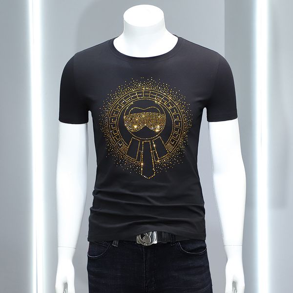 2020 fashion mens shirts black white casual suit cool applique 2020 summer t-shirt ice contton undershirt asian size m-4xl, White;black 
2020 fashion mens shirts black white casual suit cool applique 2020 summer t-shirt ice contton undershirt asian size m-4xl, White;black