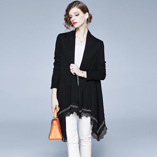 knitting wool cardigan drilling woman cloak loose meat long sleeve tassels long loose coat 2019, White
knitting wool cardigan drilling woman cloak loose meat long sleeve tassels long loose coat 2019, White