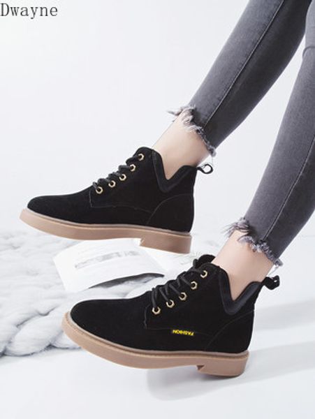 trend boots female british wind short boots student flat korean fashion wild women's, Black
trend boots female british wind short boots student flat korean fashion wild women's, Black