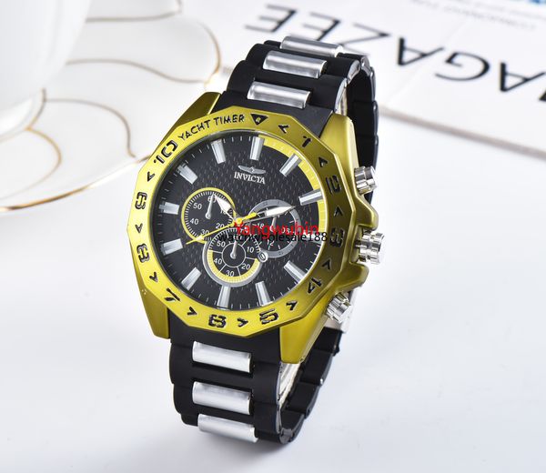 2019 INVICTA роскошные золотые часы циферблаты рабочие мужчины Спортивные кварцевые ч
2019 INVICTA роскошные золотые часы циферблаты рабочие мужчины Спортивные кварцевые ч