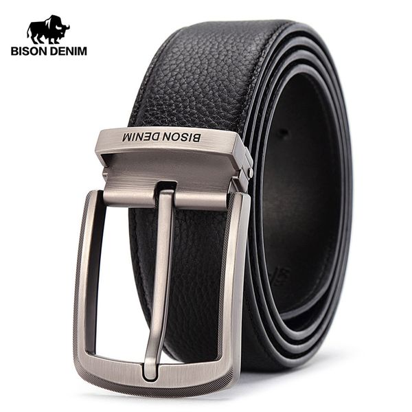 bison denim brand leather belts men pin buckle male waistband black genuine leather men's belt 3.8cm width n71315, Black;brown
bison denim brand leather belts men pin buckle male waistband black genuine leather men's belt 3.8cm width n71315, Black;brown