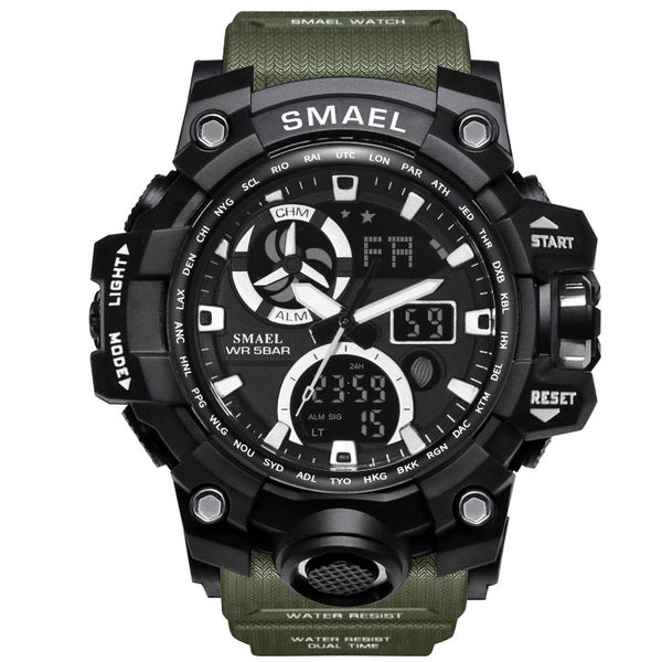 men sports watches men watches smael dual display quartz led digital 1545c relogio masculino, Slivery;brown
men sports watches men watches smael dual display quartz led digital 1545c relogio masculino, Slivery;brown