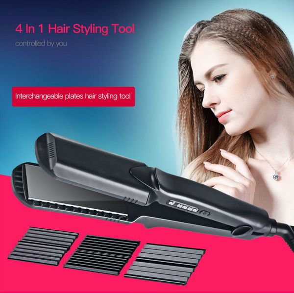 ckeyin ceramic corrugated curling iron hair straightener crimper corrugation hair curler flat iron waves hair styler tools
ckeyin ceramic corrugated curling iron hair straightener crimper corrugation hair curler flat iron waves hair styler tools