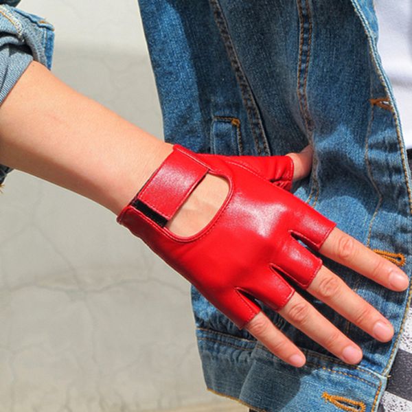 women' half finger real leather gloves pure sheepskin brown white red fingerless women' gloves tb10, Blue;gray
women' half finger real leather gloves pure sheepskin brown white red fingerless women' gloves tb10, Blue;gray