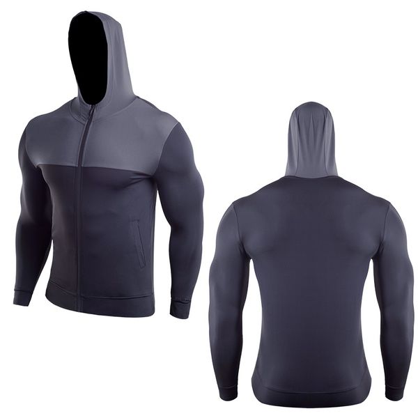 men sports fitness long sleeves hooded tight gym soccer basketball outdoor training run jogging jackets clothes running jackets, Black;red
men sports fitness long sleeves hooded tight gym soccer basketball outdoor training run jogging jackets clothes running jackets, Black;red