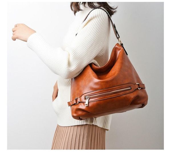 retro simple bucket bags for women oil wax leather large capacity tote bags lady hand bolsa
retro simple bucket bags for women oil wax leather large capacity tote bags lady hand bolsa