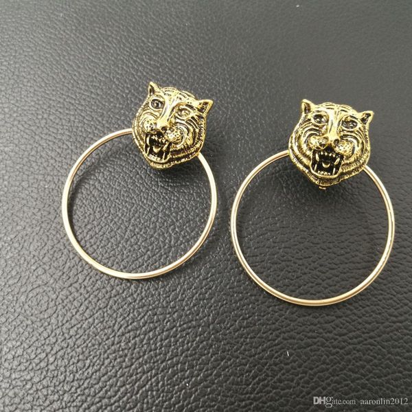 new brand vintage metal leopard stud earrings for women fashion jewelry gold earring circle ring pendant club night brincos bijoux 2017, Golden;silver
new brand vintage metal leopard stud earrings for women fashion jewelry gold earring circle ring pendant club night brincos bijoux 2017, Golden;silver