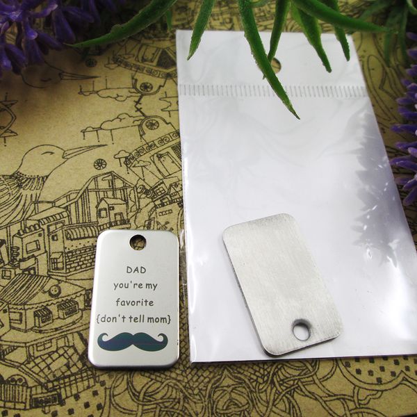 40pcs--"dad you're my favorite don't tell mom"stainless steel charms more style for choosing diy charms pendants for nec, Bronze;silver
40pcs--"dad you're my favorite don't tell mom"stainless steel charms more style for choosing diy charms pendants for nec, Bronze;silver