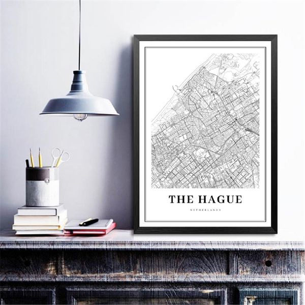 the hague map print netherlands holland map art poster city street road map art canvas painting picture home room wall art decor
the hague map print netherlands holland map art poster city street road map art canvas painting picture home room wall art decor