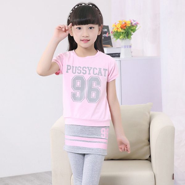 girls sports suits jogging summer kids clothing set girls short sleeve tshirt + leggins sweatsuit little 2020 casual tracksuit, Black;blue
girls sports suits jogging summer kids clothing set girls short sleeve tshirt + leggins sweatsuit little 2020 casual tracksuit, Black;blue