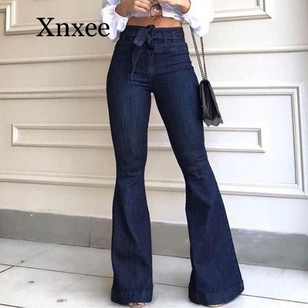 autumn women blue pockets wide leg pants belt high waist jeans streetwear lace up bell-bottomed pants dark blue bow long
autumn women blue pockets wide leg pants belt high waist jeans streetwear lace up bell-bottomed pants dark blue bow long