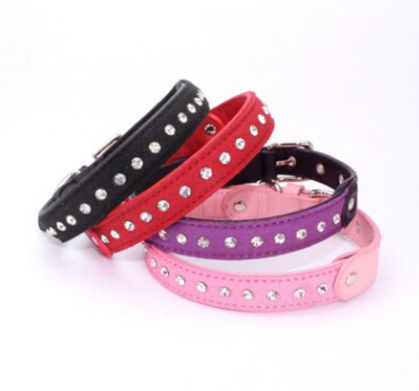 single-row rhinestone dog collar diamond pet necklace fashion puppy teddy pu leather collars bling dog cat collars
single-row rhinestone dog collar diamond pet necklace fashion puppy teddy pu leather collars bling dog cat collars
