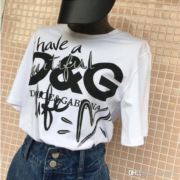 2019 summer t shirts men women casual t-shirt fashion crew neck pattern printing cotton short sleeve 366, White
2019 summer t shirts men women casual t-shirt fashion crew neck pattern printing cotton short sleeve 366, White