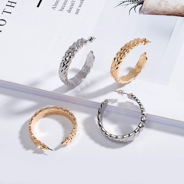 new fashion gold color chain minimalist minimalism round ins geo hoop earrings summer korean fashion chic women party jewelry, Golden;silver
new fashion gold color chain minimalist minimalism round ins geo hoop earrings summer korean fashion chic women party jewelry, Golden;silver