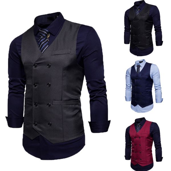 men's classic trendy botton formal business waistcoats slim fit chain dress vest tuxedo waistcoats gracious, Black;white
men's classic trendy botton formal business waistcoats slim fit chain dress vest tuxedo waistcoats gracious, Black;white