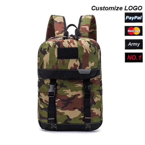 camo backpack functional military bag 16 inch satchel customized logo army backpack with hanging tapes
camo backpack functional military bag 16 inch satchel customized logo army backpack with hanging tapes