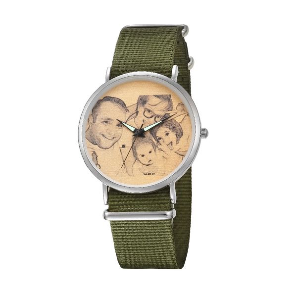 nylon fabric watch band strap metal watches family p customize army green quartz movement men women wristwatches gifts, Slivery;brown
nylon fabric watch band strap metal watches family p customize army green quartz movement men women wristwatches gifts, Slivery;brown