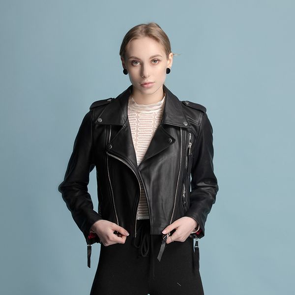 2019 new fashion women autumn winter black faux leather jackets zipper basic coat turn-down collar biker jacket gothic yl006
2019 new fashion women autumn winter black faux leather jackets zipper basic coat turn-down collar biker jacket gothic yl006