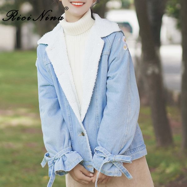 ricinina women denim jacket winter 2019 buttons loose casual wool jeans jacket women elegant fur coat woman cashmere autumn, Black
ricinina women denim jacket winter 2019 buttons loose casual wool jeans jacket women elegant fur coat woman cashmere autumn, Black