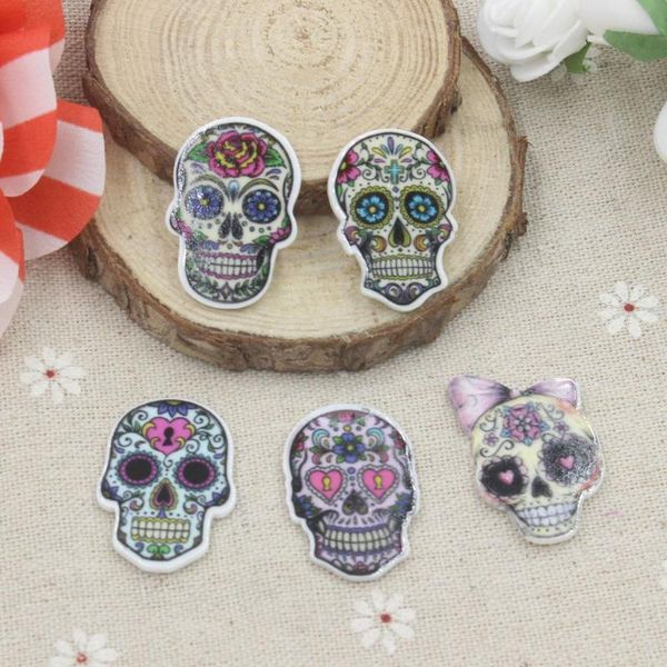 100pcs/lot kawaii resin cabochons hallowmas human skeleton skull planar resin for diy decoration crafts phone hair accessories, Slivery;white
100pcs/lot kawaii resin cabochons hallowmas human skeleton skull planar resin for diy decoration crafts phone hair accessories, Slivery;white
