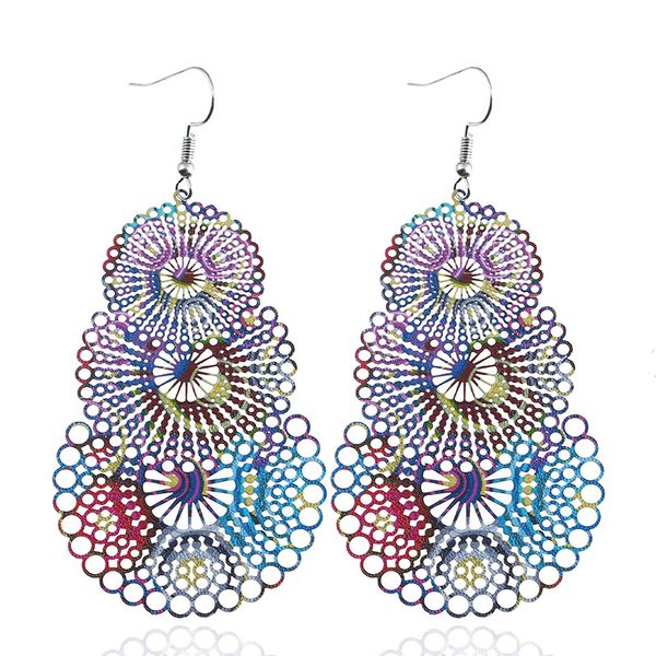 new fashion generous color retro computer piece hollow stainless steel big charm earrings eh183, Silver
new fashion generous color retro computer piece hollow stainless steel big charm earrings eh183, Silver