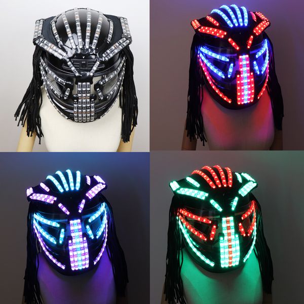 led helmet singer stage dress outfits armor glowing full face mask hat headwear bar show christmas ballroom dance
led helmet singer stage dress outfits armor glowing full face mask hat headwear bar show christmas ballroom dance