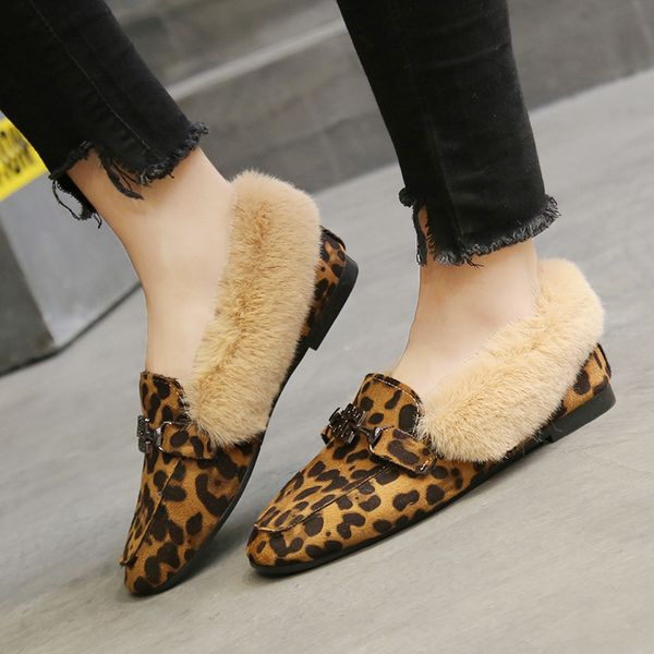 winter flat shoes woman warm snow shoes ladies fur plush suede platform fashion leopard moccasins footwear indoor, Black
winter flat shoes woman warm snow shoes ladies fur plush suede platform fashion leopard moccasins footwear indoor, Black