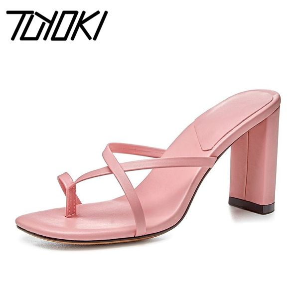 tuyoki women sandals high-quality real genuine leather shoes women thick high heels fancy slippers solid footwear size 33-40, Black
tuyoki women sandals high-quality real genuine leather shoes women thick high heels fancy slippers solid footwear size 33-40, Black
