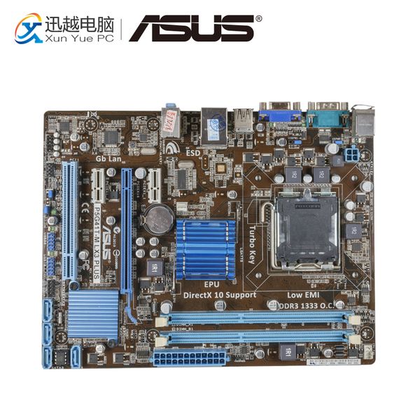 

Материнская плата Asus P5G41T-M LX3 Plus для настольных ПК Розетка G41 LGA 775 DDR3 8G SATA2 USB2.0 uATX