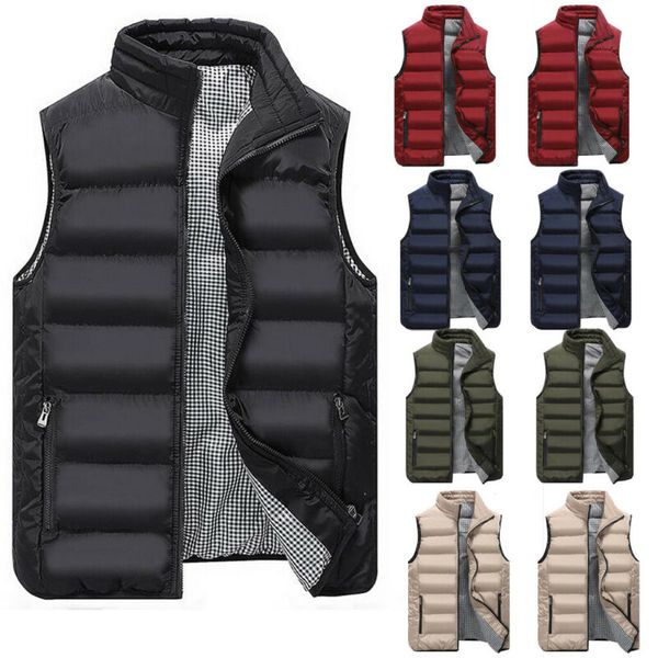men's vests fashion mens winter body warmer jacket solid color sleeveless waistcoat shooting fishing vest -4xl, Black;white
men's vests fashion mens winter body warmer jacket solid color sleeveless waistcoat shooting fishing vest -4xl, Black;white