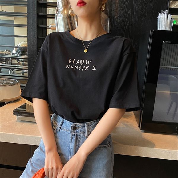 short-sleeved t-shirt female clothing 2020ins half-sleeved loose harajuku style all-match clothes short-sleeved t-shirt female clothing 2020, White
short-sleeved t-shirt female clothing 2020ins half-sleeved loose harajuku style all-match clothes short-sleeved t-shirt female clothing 2020, White