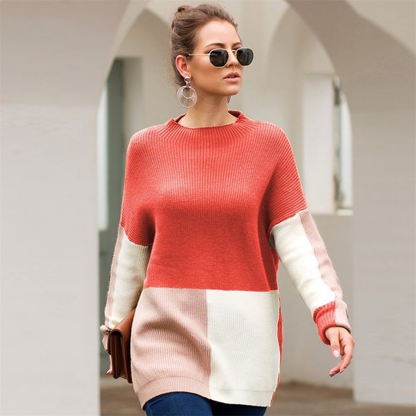autumn winter patchwork women sweater casual long sleeve pullovers women o-neck knitted jumper femme soft#j30, White;black
autumn winter patchwork women sweater casual long sleeve pullovers women o-neck knitted jumper femme soft#j30, White;black