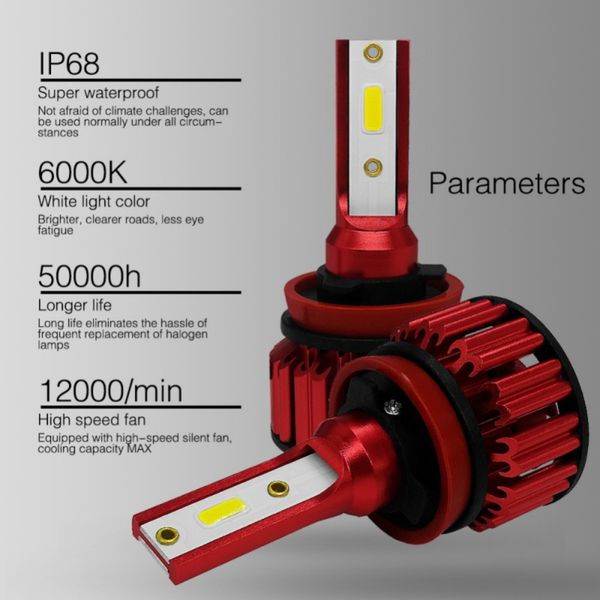 mini canbus h4 h7 car led headlight kit 50w 10000lm/set h1 h11 9005 hb3 9006 hb4 h8 6000k bulbs car accessories
mini canbus h4 h7 car led headlight kit 50w 10000lm/set h1 h11 9005 hb3 9006 hb4 h8 6000k bulbs car accessories