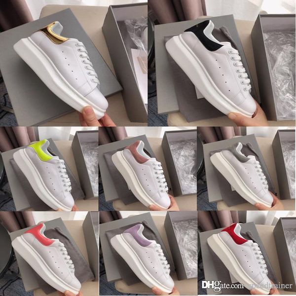 2019 Luxury Designer Brand White Black Leather Casual Shoes Girl Women Men Pink Gold Red Comfortable Flat shoes Sneakers
2019 Luxury Designer Brand White Black Leather Casual Shoes Girl Women Men Pink Gold Red Comfortable Flat shoes Sneakers