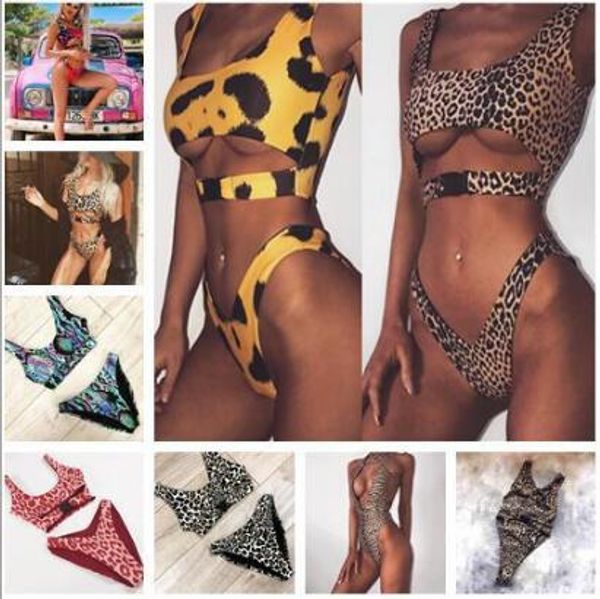 bikini swimwear women swimsuit brazilian bikini set print halter beach wear bathing suits new
