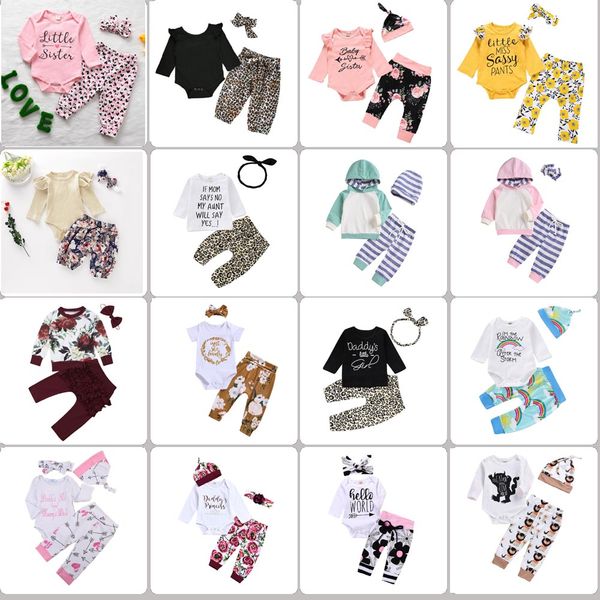 64 стилей new baby girls 3 шт наборы ползунки детские девушки цветка радуги печати рубашки + pant + оголовье baby дети одежда наборы, White
64 стилей new baby girls 3 шт наборы ползунки детские девушки цветка радуги печати рубашки + pant + оголовье baby дети одежда наборы, White