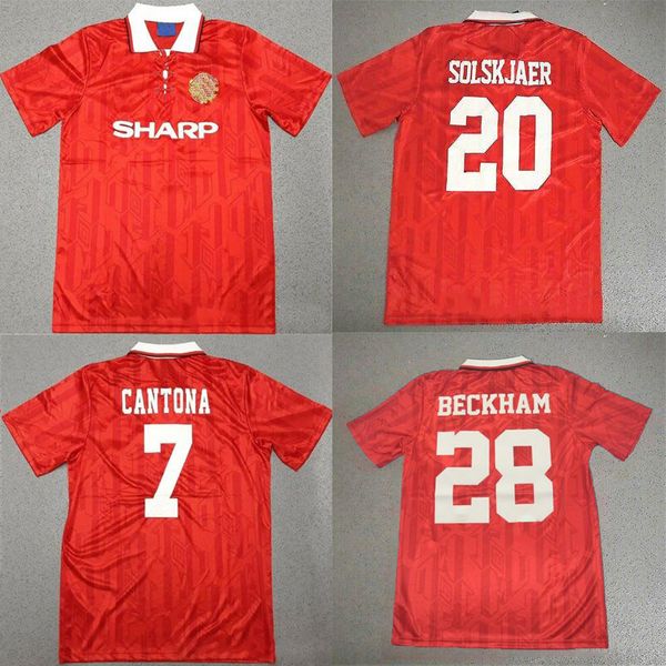 92 94 Retro Manchester Soccer Jersey 1992 1994 CANTONA BECKHAM ROBSON GIGGS classic antique MAN UTD Football shirt Maillot
92 94 Retro Manchester Soccer Jersey 1992 1994 CANTONA BECKHAM ROBSON GIGGS classic antique MAN UTD Football shirt Maillot