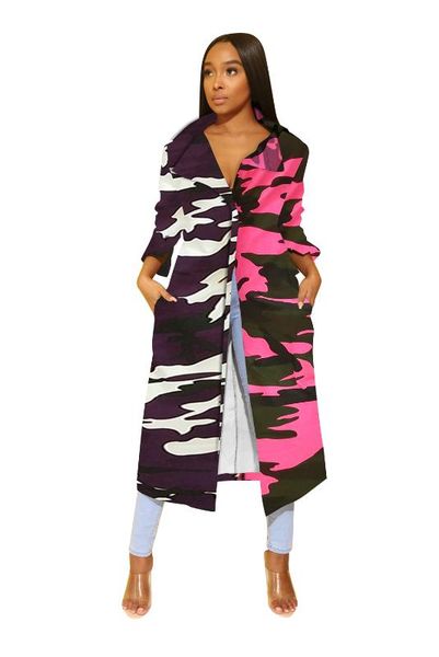 tmustobe autumn camouflage patchwork coat women fashion long sleeve trench winter streetwear camo coat loose outwear female, Tan;black
tmustobe autumn camouflage patchwork coat women fashion long sleeve trench winter streetwear camo coat loose outwear female, Tan;black