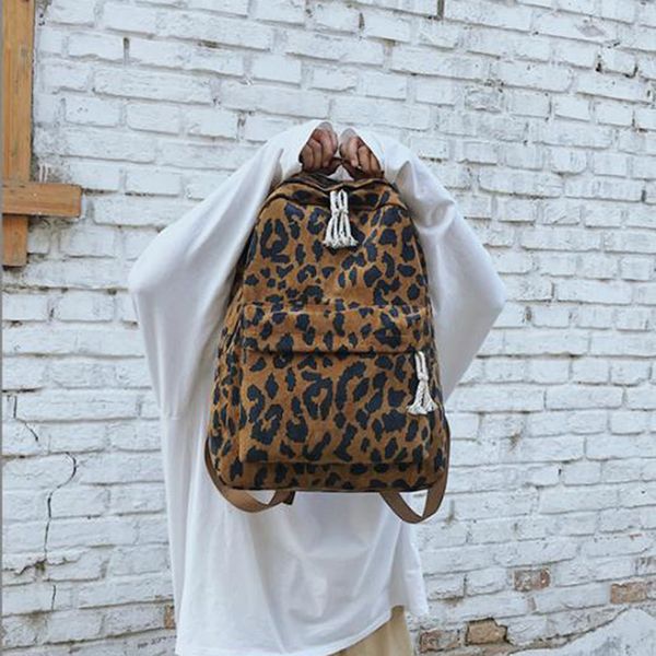 fashion female backpack leopard print cotton dual-straps woman travel backpack large capacity girl school shoulder bag
fashion female backpack leopard print cotton dual-straps woman travel backpack large capacity girl school shoulder bag