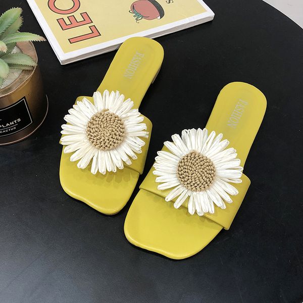 women flats slippers summer casual outdoor flats non-slip little daisy flower beach shoes flip flops women slippers, Black
women flats slippers summer casual outdoor flats non-slip little daisy flower beach shoes flip flops women slippers, Black