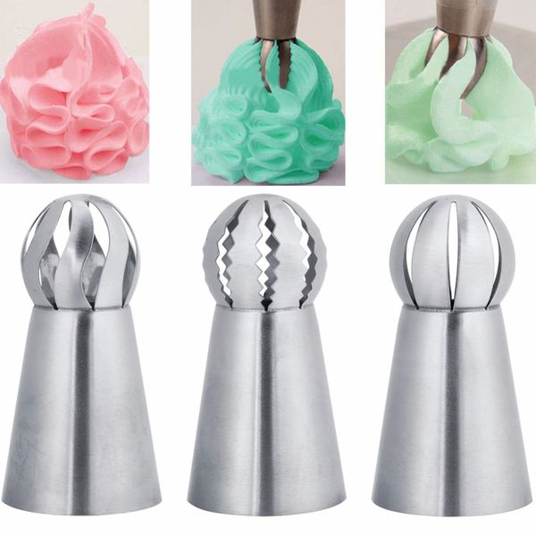 3pcs/set cake icing nozzles russian piping tips lace mold pastry cake decorating tool stainless steel kitchen baking pastry accessories
3pcs/set cake icing nozzles russian piping tips lace mold pastry cake decorating tool stainless steel kitchen baking pastry accessories