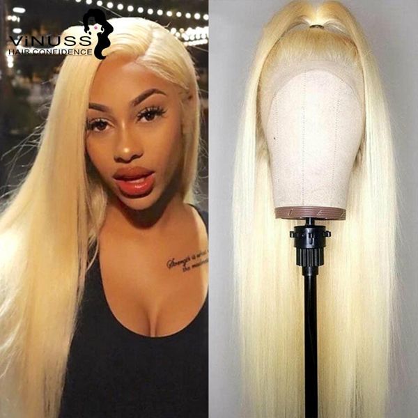 vinuss 13x6 lace front hair wigs 150% density straight brazilian hair honey blonde 613 color closure wigs pre plucked hairline, Black;brown
vinuss 13x6 lace front hair wigs 150% density straight brazilian hair honey blonde 613 color closure wigs pre plucked hairline, Black;brown