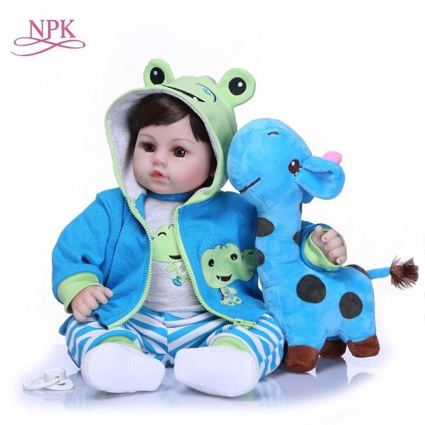 npk 47cm newborn reborn baby dolls silicone soft cloth body toddler doll for girls princess kid fashion bebes reborn dolls y200413
npk 47cm newborn reborn baby dolls silicone soft cloth body toddler doll for girls princess kid fashion bebes reborn dolls y200413