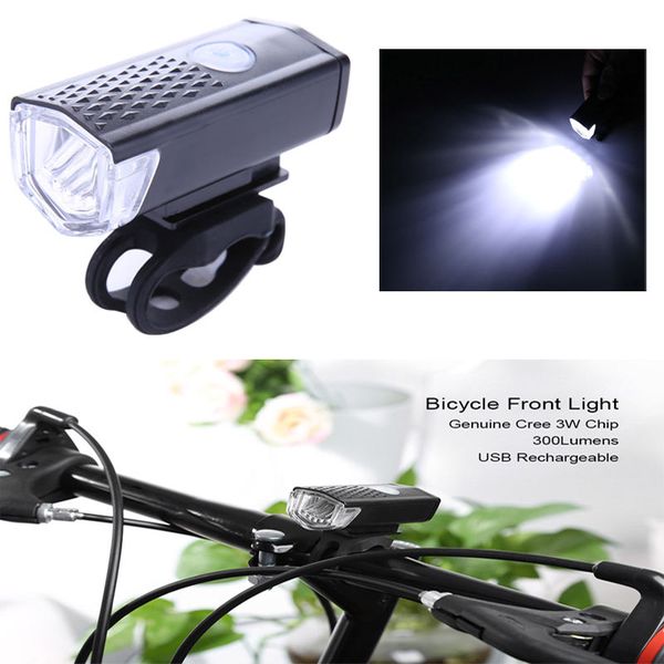 300 lumen 3 mode usb rechargeable bicycle front light led lamp cycling 6000k waterproof bike portable headlight
300 lumen 3 mode usb rechargeable bicycle front light led lamp cycling 6000k waterproof bike portable headlight